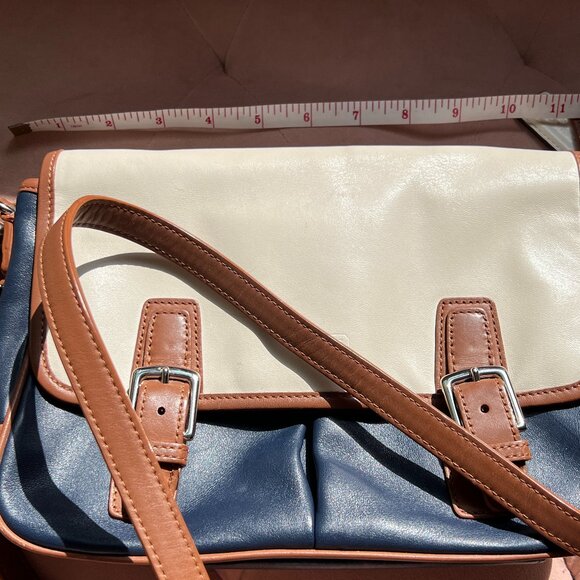 COACH Crossbody Bag Color Block Leather - Picture 3 of 16